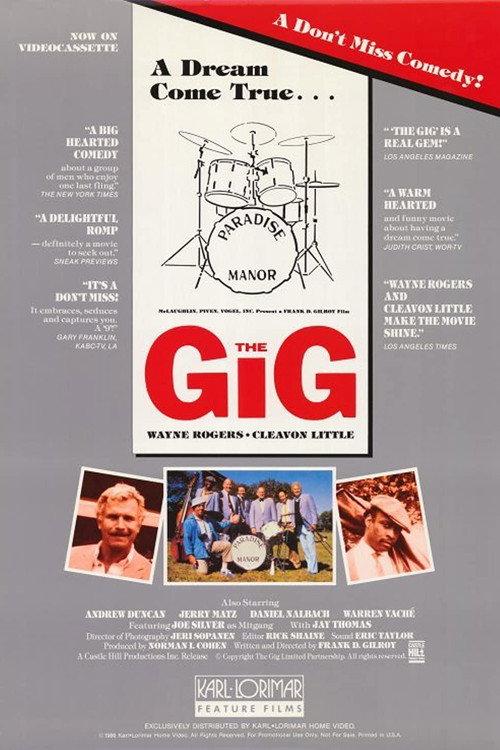 The Gig 1985 official movie poster
