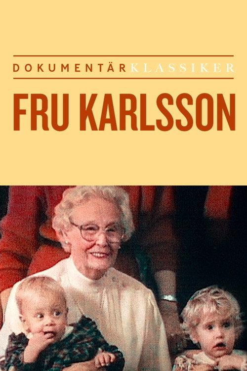 Fru Karlsson 1992 official movie poster