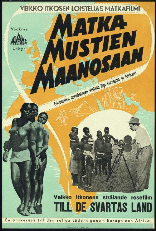 Matka mustien maanosaan 1952 official movie poster