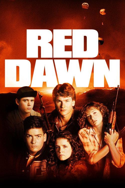 Red Dawn 1984 official movie poster