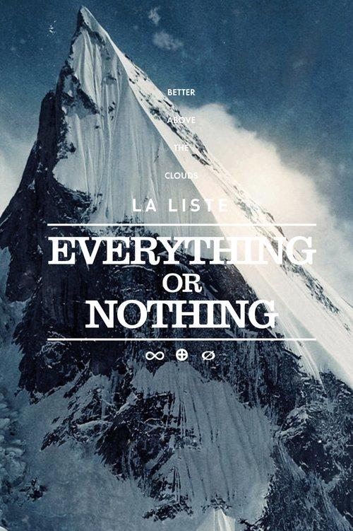 La Liste : Everything or Nothing 2021 official movie poster