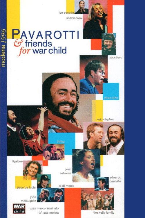 Pavarotti & Friends 4 - For War Child 1996 official movie poster