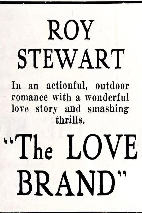 The Love Brand 1923 official movie poster
