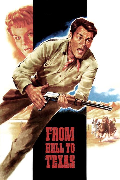 From Hell to Texas 1958 official movie poster