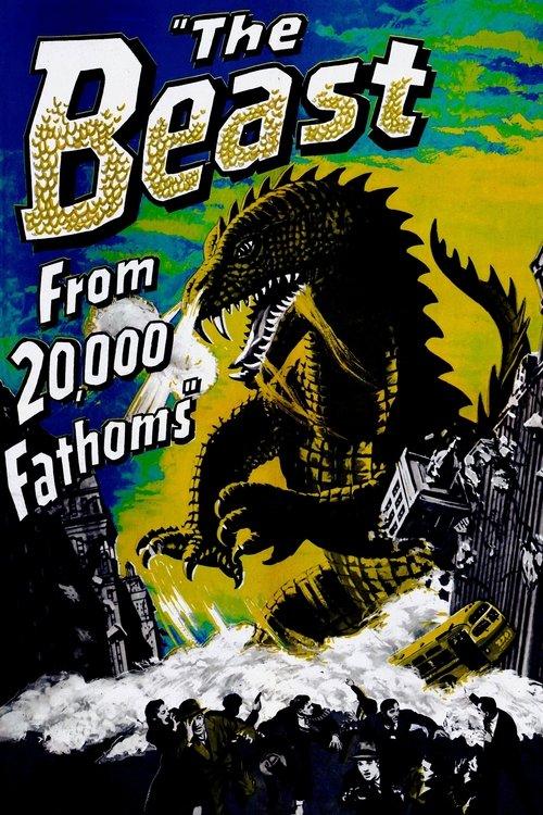 The Beast from 20,000 Fathoms 1953 official movie poster