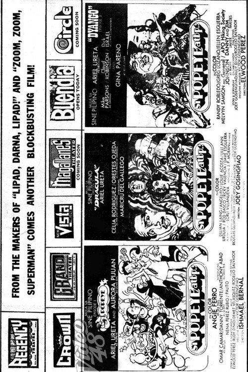 Si Popeye, Atbp 1973 official movie poster