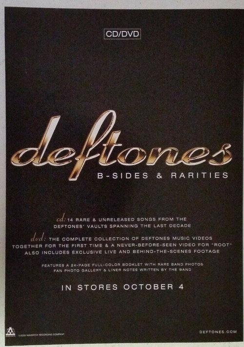 Deftones - B-Sides & Rarities DVD 2005 official movie poster