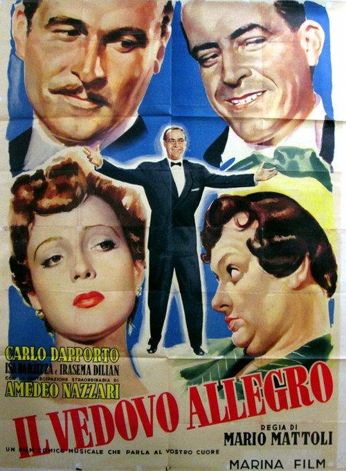 Il vedovo allegro 1950 official movie poster