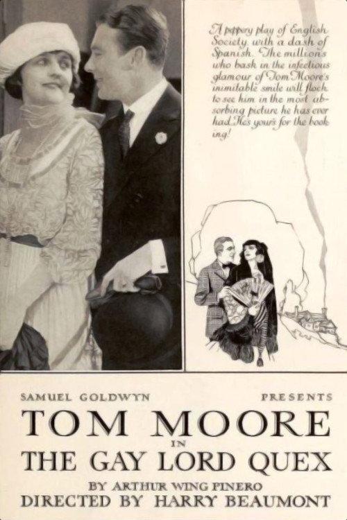 The Gay Lord Quex 1919 official movie poster