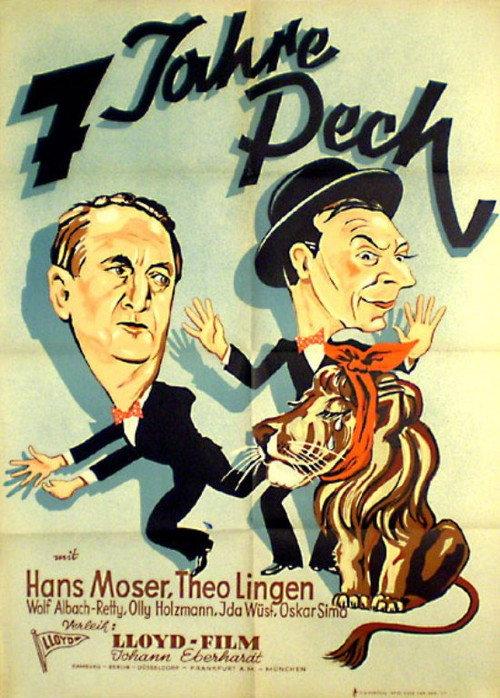Sieben Jahre Pech 1940 official movie poster