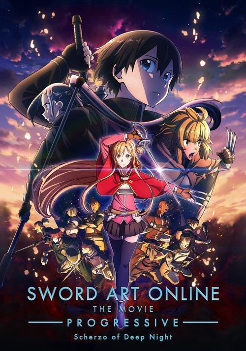 Sword Art Online the Movie – Progressive – Scherzo of Deep Night 2022 official movie poster