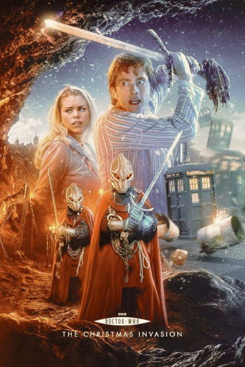 Doctor Who: The Christmas Invasion 2005 official movie poster