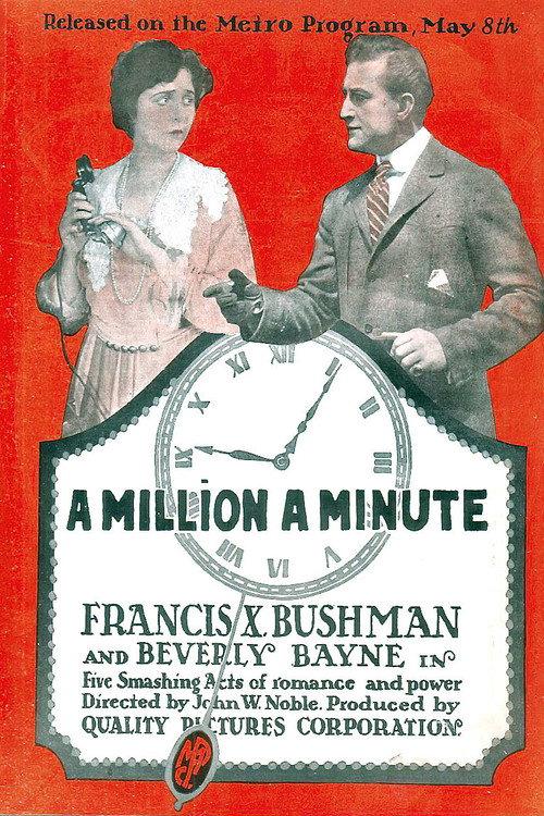 A Million a Minute 1916 official movie poster