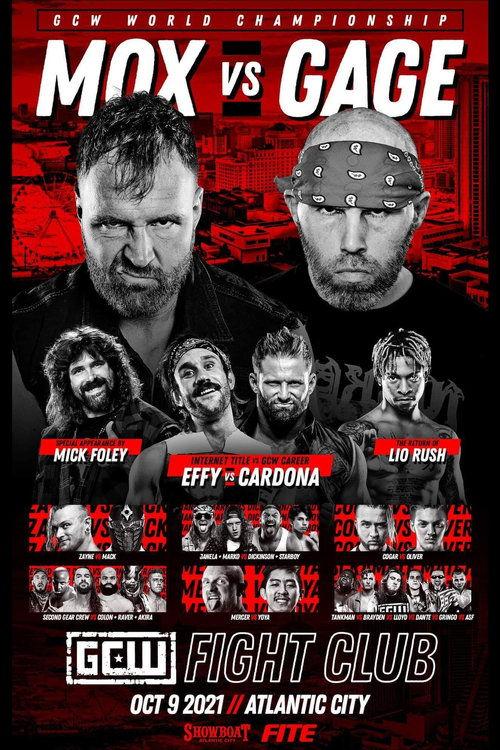 GCW Fight Club 2021 official movie poster
