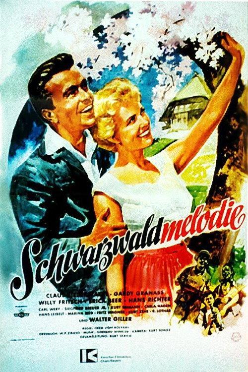 Schwarzwaldmelodie 1956 official movie poster
