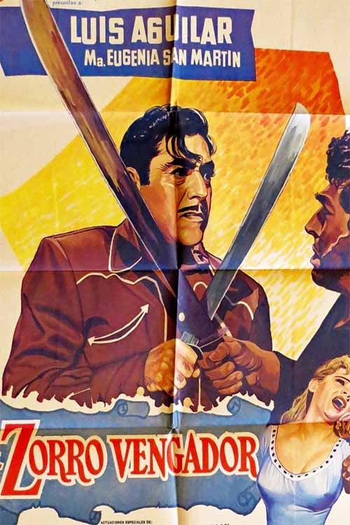The Avenging Fox 1962 official movie poster
