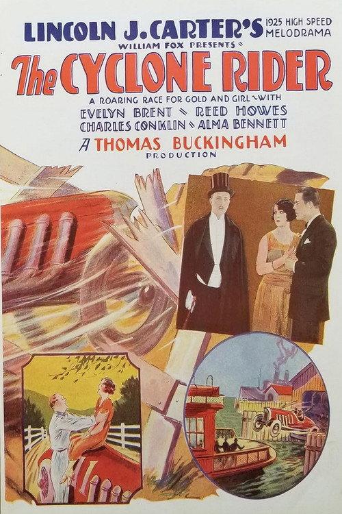 The Cyclone Rider 1924 official movie poster