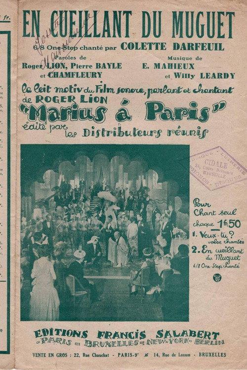 Marius à Paris 1930 official movie poster