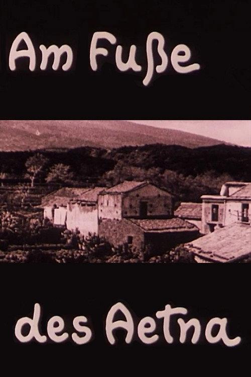At the Foot of Etna 1927 official movie poster