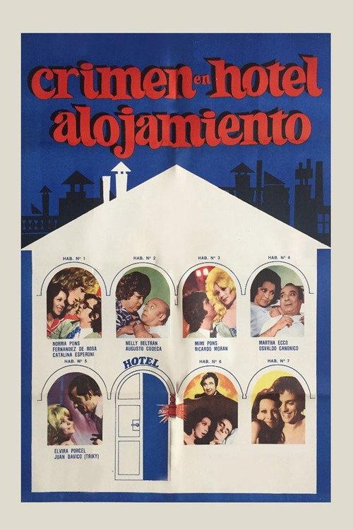 Crimen en el hotel alojamiento 1974 official movie poster