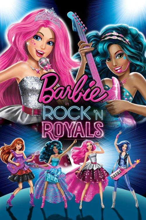 Barbie in Rock 'N Royals 2015 official movie poster