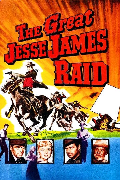 The Great Jesse James Raid 1953 official movie poster