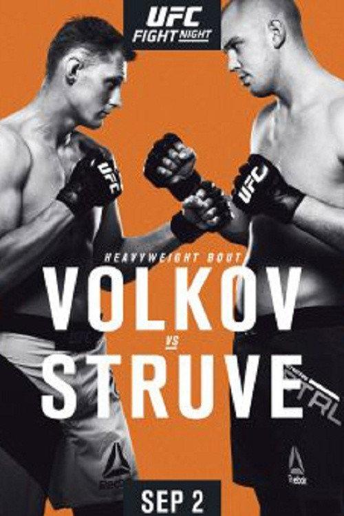 UFC Fight Night 115: Volkov vs. Struve 2017 official movie poster