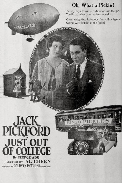 Just Out of College 1920 official movie poster