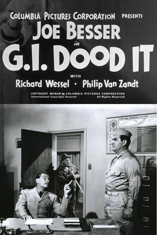 G.I. Dood It 1955 official movie poster
