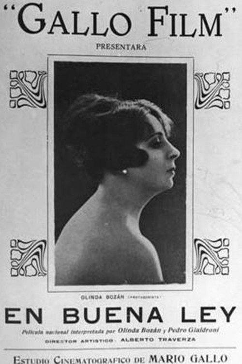 En buena ley 1919 official movie poster