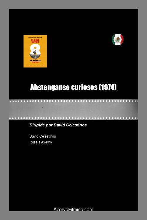 Abstenganse curiosos 1974 official movie poster