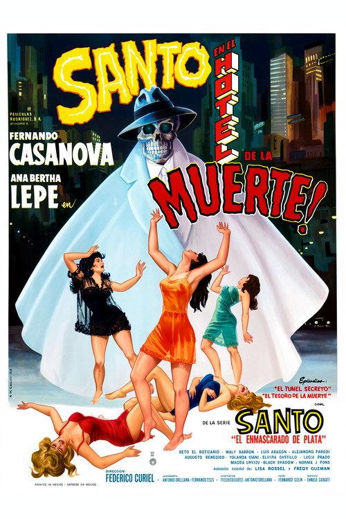 Santo in the Hotel of Death 1963 official movie poster