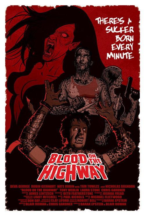 Blood on the Highway 2008 official movie poster