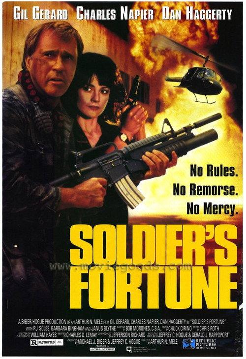 Soldier's Fortune 1991 official movie poster