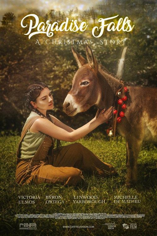Paradise Falls: A Christmas Story 2024 official movie poster