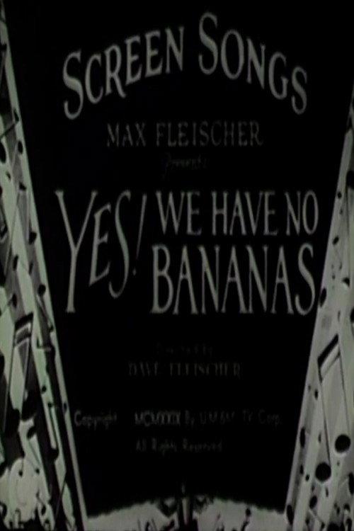 Yes! We Have No Bananas 1930 official movie poster