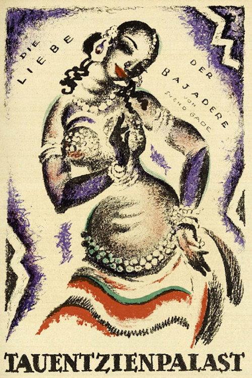 Die Liebe der Bajadere 1918 official movie poster