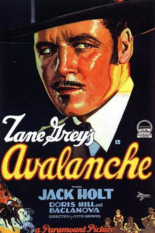 Avalanche 1928 official movie poster