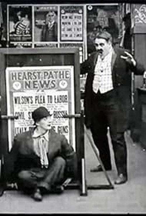 His Busy Day 1918 official movie poster