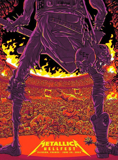 Metallica Live Hellfest 2022 2022 official movie poster