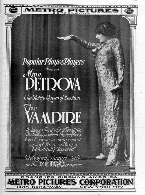 The Vampire 1915 official movie poster