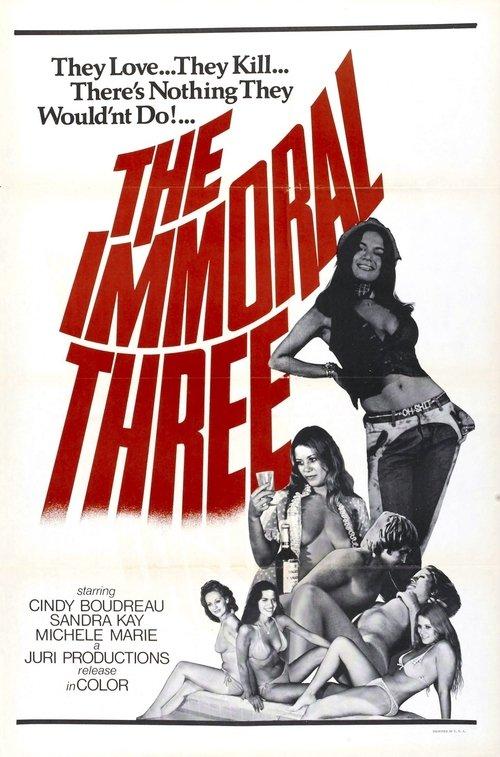 The Immoral Three 1975 official movie poster