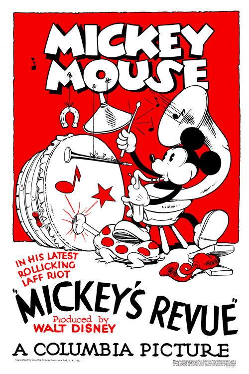 Mickey's Revue 1932 official movie poster