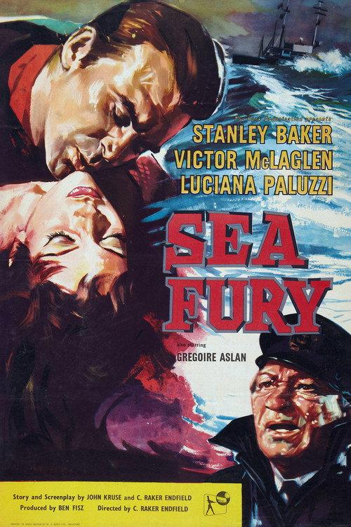 Sea Fury 1958 official movie poster