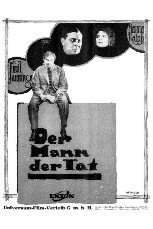 Der Mann der Tat 1918 official movie poster