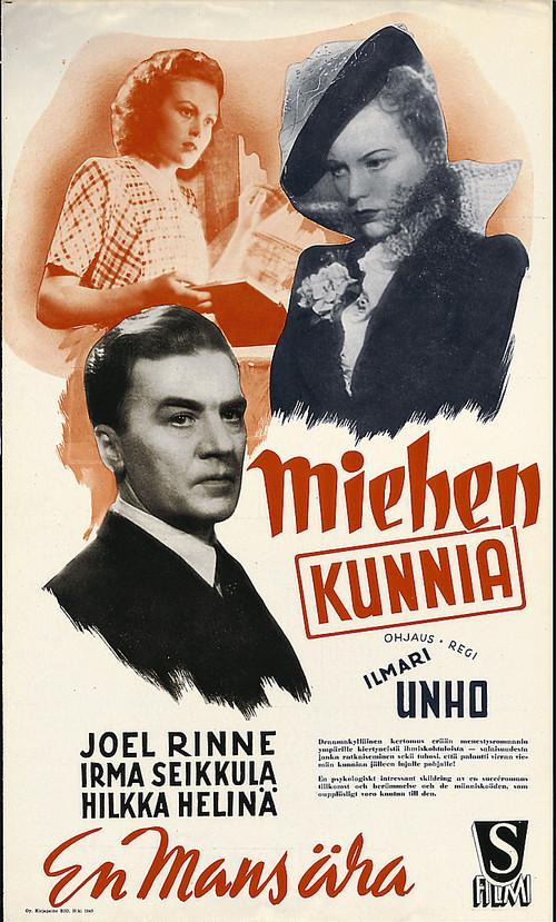 Miehen kunnia 1943 official movie poster