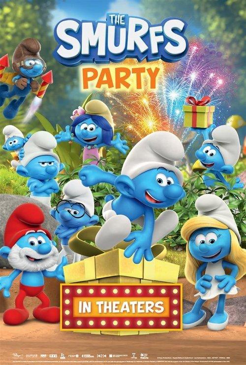 The Smurfs Party 2023 official movie poster
