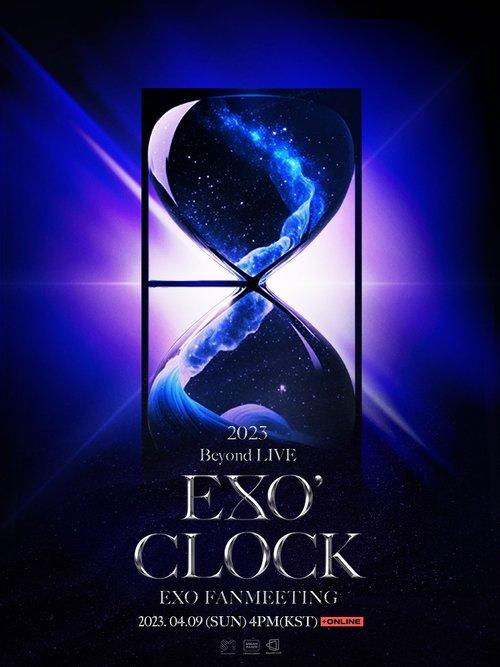 2023 EXO FANMEETING "EXO' CLOCK" 2023 official movie poster