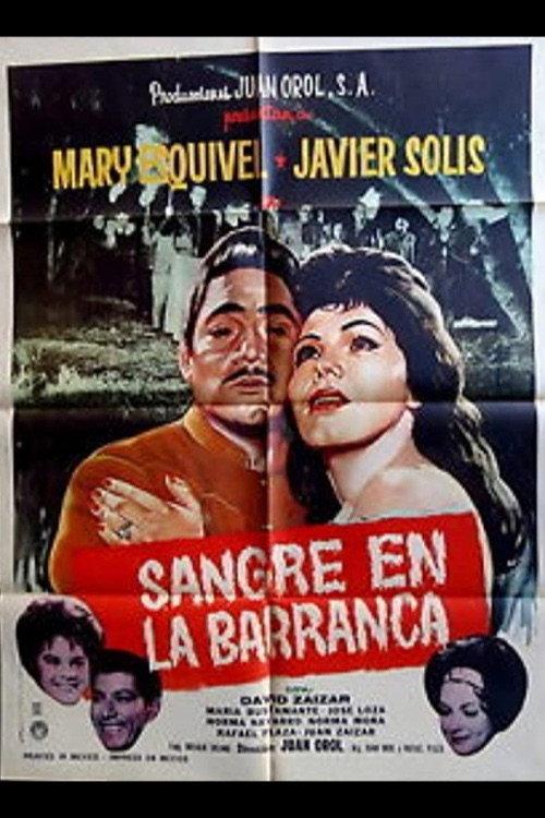 Sangre en la barranca 1963 official movie poster
