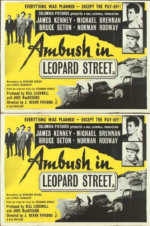 Ambush in Leopard Street 1962 official movie poster